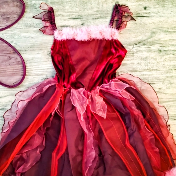 New 3 Pc Girls Fairy Princess Dress - Picture 3 of 16